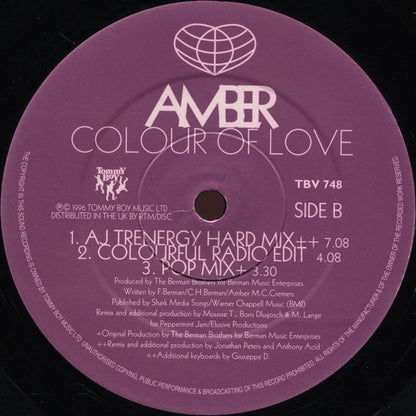 Amber : Colour Of Love (12")