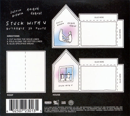Justin Bieber, Ariana Grande : Stuck With U (CD, Single)
