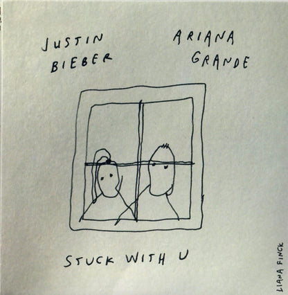 Justin Bieber, Ariana Grande : Stuck With U (CD, Single, Alt)