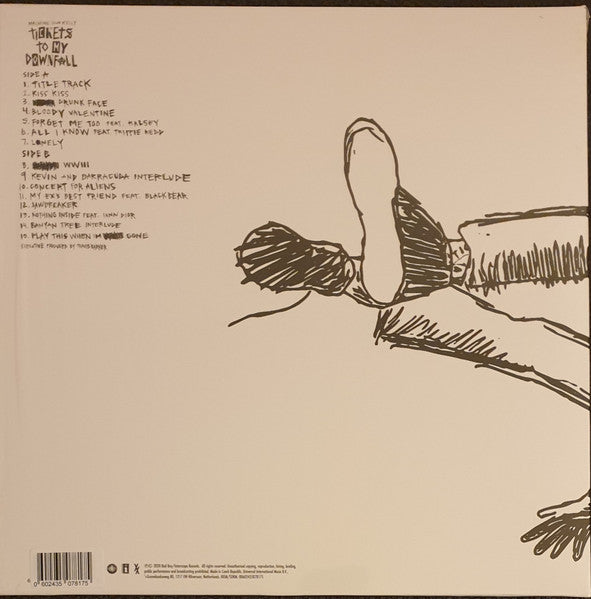 Machine Gun Kelly (2) : Tickets To My Downfall (LP, Album, Ltd, Bla)