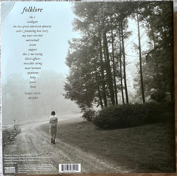 Taylor Swift : Folklore (2xLP, Album, Dlx, Ltd, Lav)