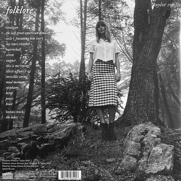 Taylor Swift : Folklore (2xLP, Album, Dlx, Ltd, Gre)