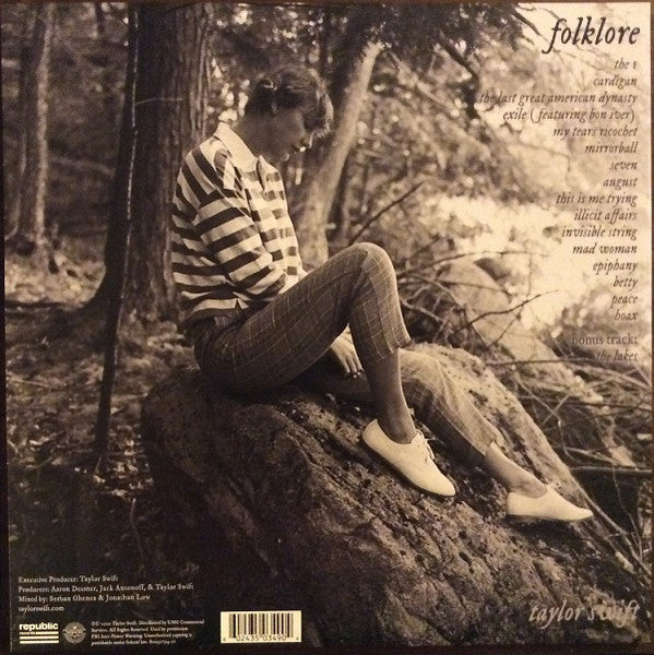 Taylor Swift : Folklore (2xLP, Album, Dlx, Ltd, Gre)