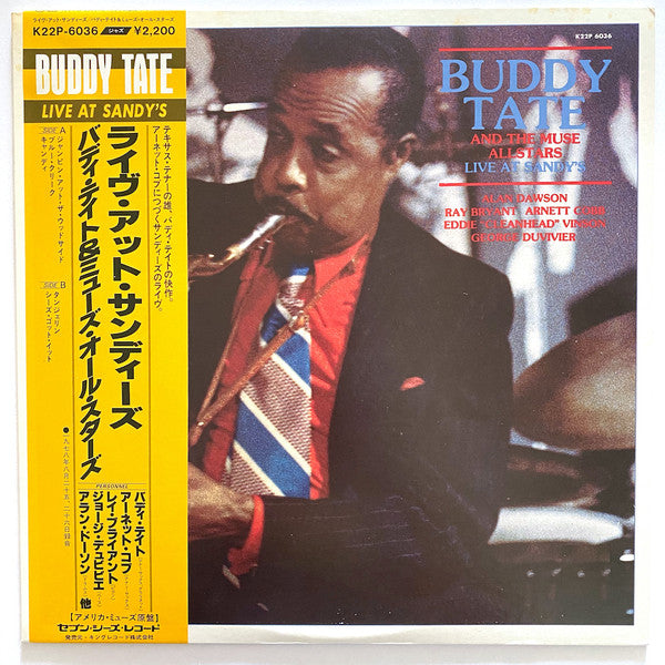 Buddy Tate And The Muse Allstars : Live At Sandy's (LP, Album)