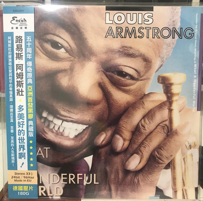 Louis Armstrong : What A Wonderful World (LP, Album, RE)