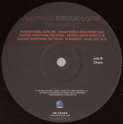 Ladytron : Witching Hour The Remixes (12", Single)