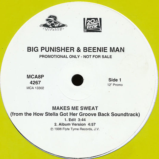 Big Punisher & Beenie Man : Makes Me Sweat (12", Promo)
