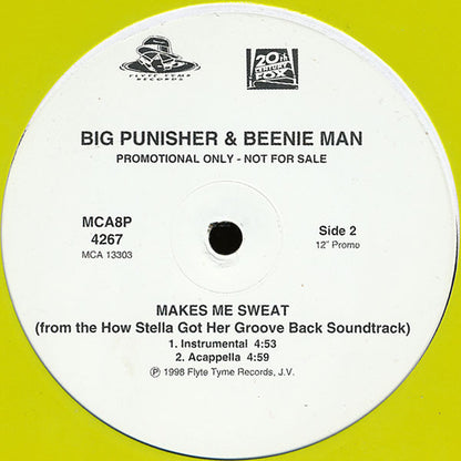 Big Punisher & Beenie Man : Makes Me Sweat (12", Promo)