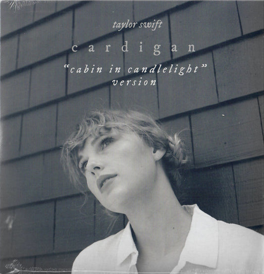Taylor Swift : Cardigan (Cabin In Candlelight Version) (12", Single, Ltd, Whi)