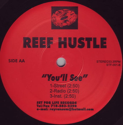 Ransom (5) / Reef Hustle : Now You Wanna Ride / You'll See (12")