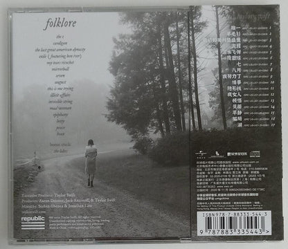 Taylor Swift = Taylor Swift : Folklore = 民间故事 (CD, Album)