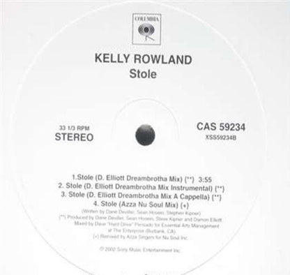 Kelly Rowland : Stole (12", Promo)
