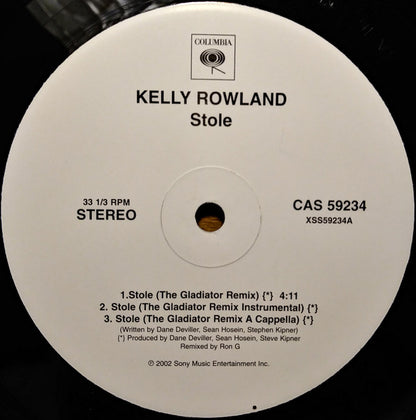 Kelly Rowland : Stole (12", Promo)
