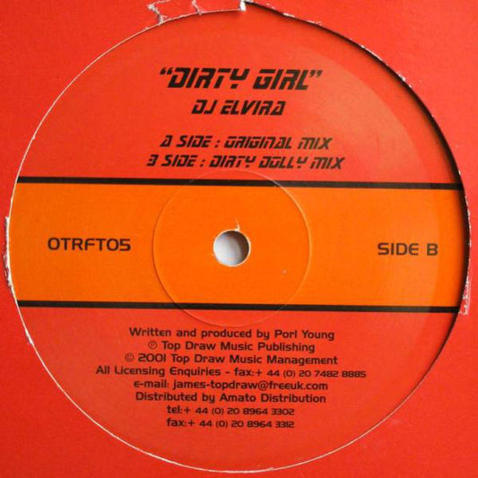 DJ Elvira : Dirty Girl (12")