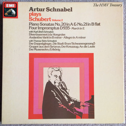 Artur Schnabel, Franz Schubert : Plays Schubert Volume 2 (3xLP, Mono + Box, Comp)