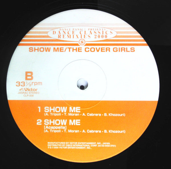 The Cover Girls : Show Me (12")