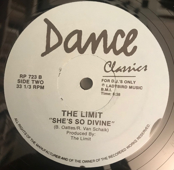 Ray Parker Jr. And Raydio / The Limit (2) : It's Time To Party Now / She's So Divine (12", Unofficial, Blu)