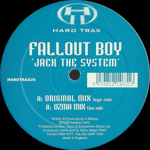 Fallout Boy : Jack The System (12")