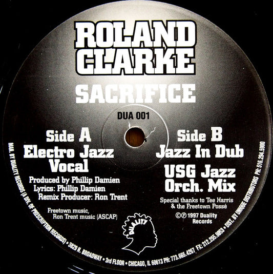 Roland Clarke* : Sacrifice (12")