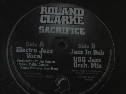 Roland Clarke* : Sacrifice (12")