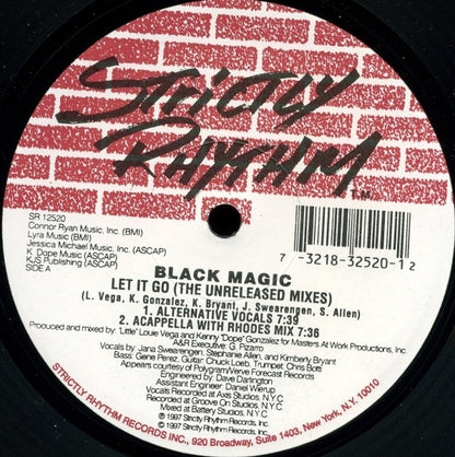 Black Magic : Let It Go (The Unreleased Mixes) (12")