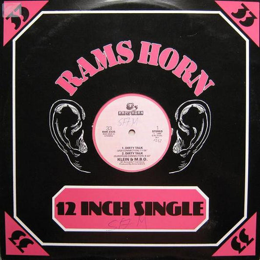 Klein & M.B.O. : Dirty Talk (12", RE)