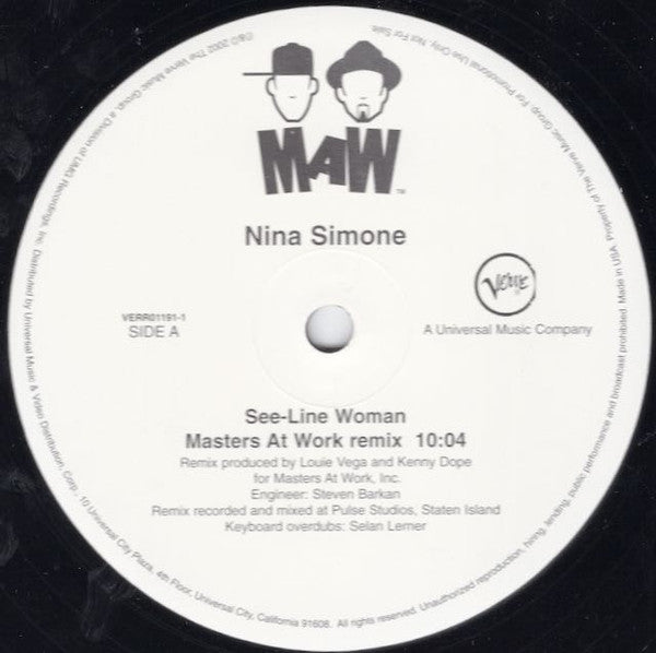 Nina Simone / The John Scofield Band : See-Line Woman / Uberjam (12", Smplr)