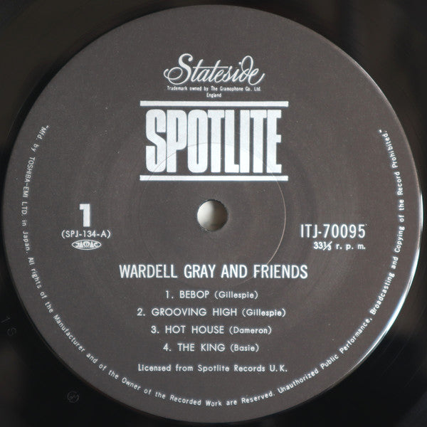 Wardell Gray / Stan Hasselgard : Wardell Gray - Stan Hasselgard (LP, Comp)