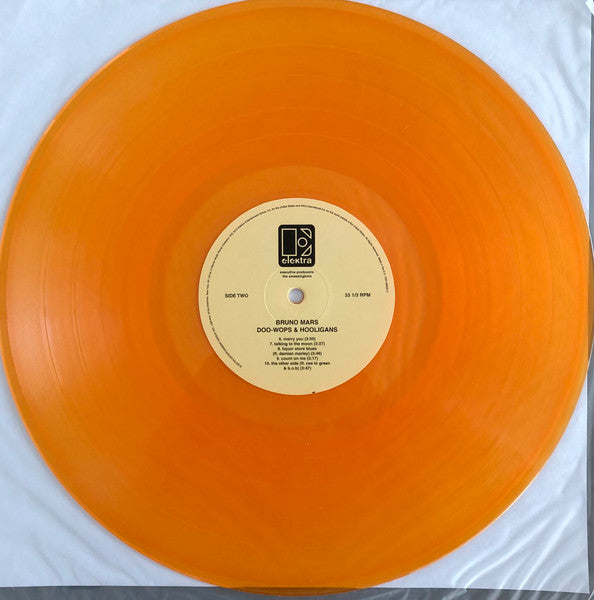 Bruno Mars : Doo-Wops & Hooligans (LP, Album, Ltd, RE, Ora)