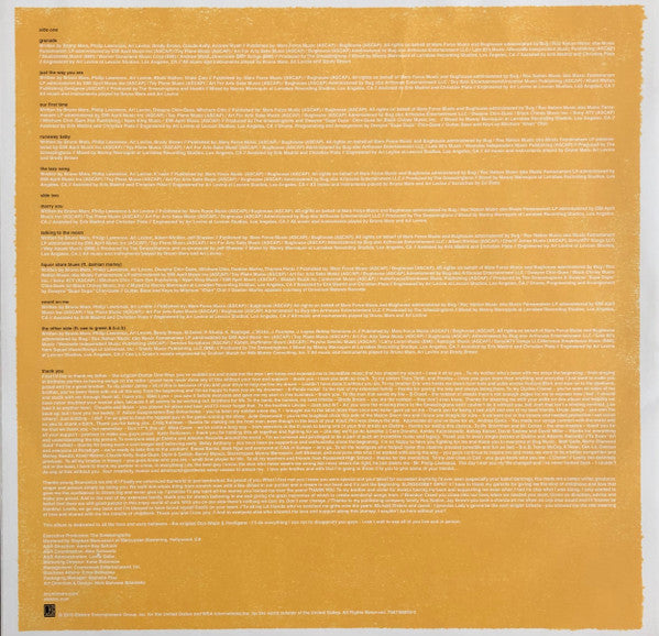 Bruno Mars : Doo-Wops & Hooligans (LP, Album, Ltd, RE, Ora)