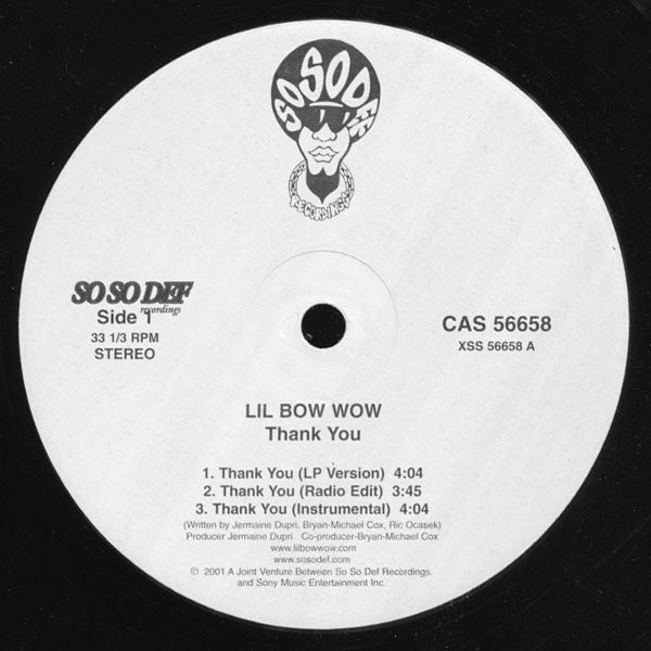 Lil' Bow Wow : Thank You (12")
