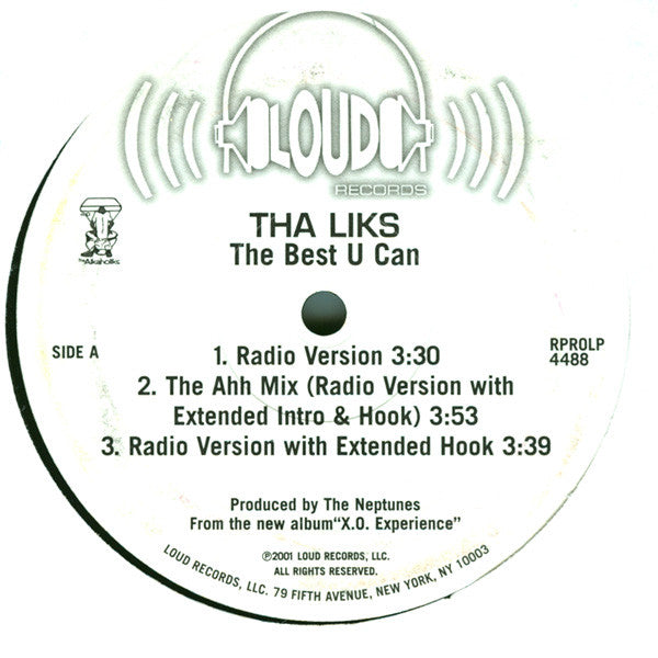 Tha Liks* : The Best U Can (12", Single, Promo)