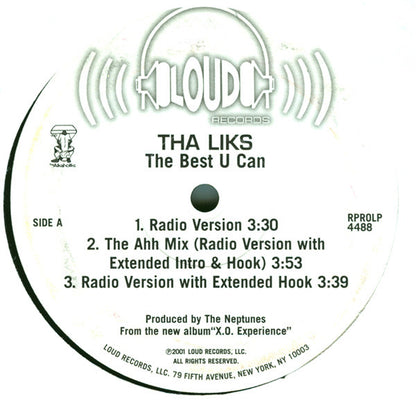 Tha Liks* : The Best U Can (12", Single, Promo)