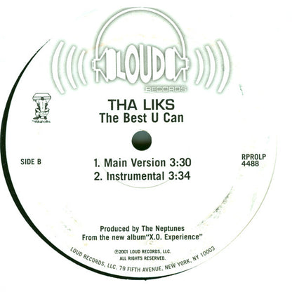 Tha Liks* : The Best U Can (12", Single, Promo)