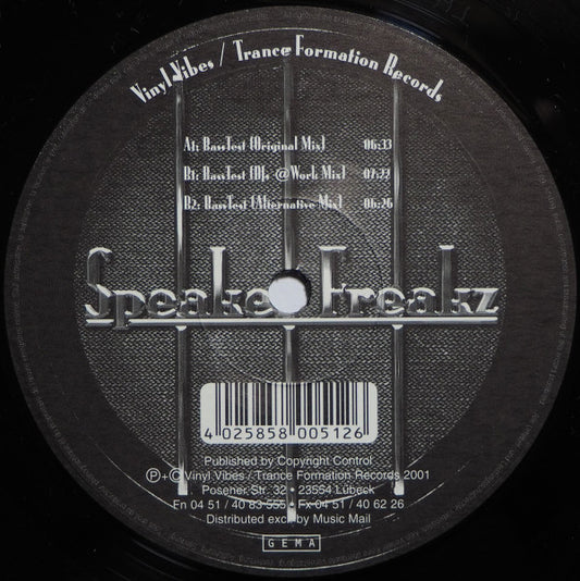 SpeakerFreakz : Bass Test (12")