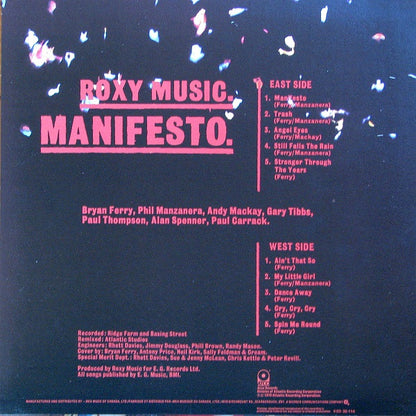 Roxy Music : Manifesto (LP, Album)