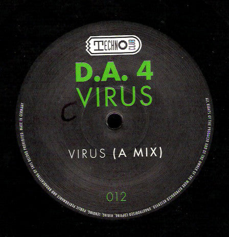 D.A. 4* : Virus (12")