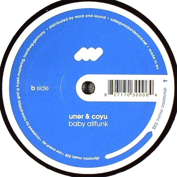 Uner & Coyu : Raw Sweat EP (12", EP)