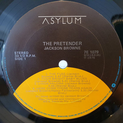 Jackson Browne : The Pretender (LP, Album, RE, Bla)