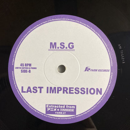 Oriental Space / M.S.G* : Always / Last Impression (12")