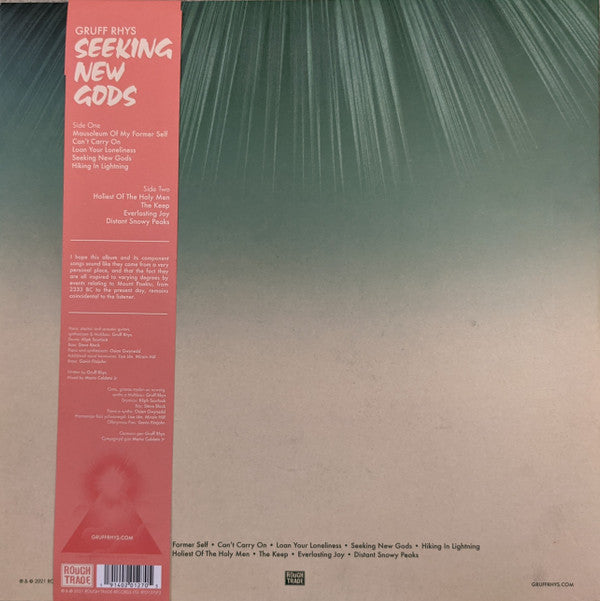 Gruff Rhys : Seeking New Gods (LP, Album, Gre)
