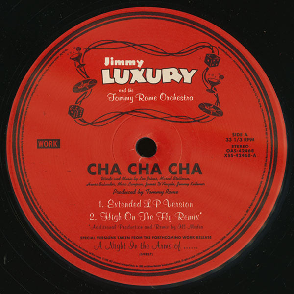Jimmy Luxury & The Tommy Rome Orchestra : Cha Cha Cha (12")