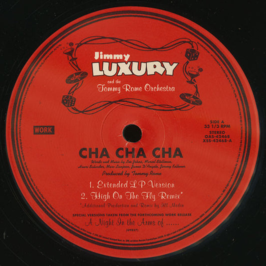 Jimmy Luxury & The Tommy Rome Orchestra : Cha Cha Cha (12")