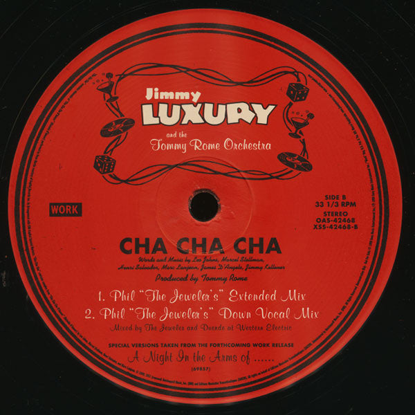 Jimmy Luxury & The Tommy Rome Orchestra : Cha Cha Cha (12")