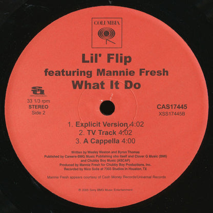 Lil' Flip : What It Do (12")