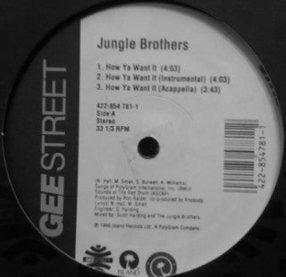 Jungle Brothers : How Ya Want It (12")
