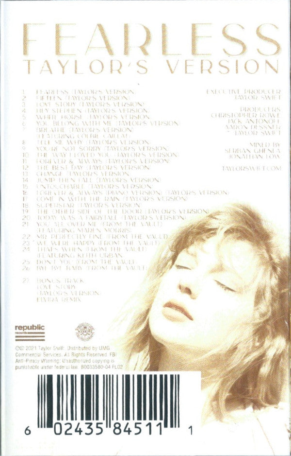 Taylor Swift : Fearless (Taylor's Version) (2xCass, Album)