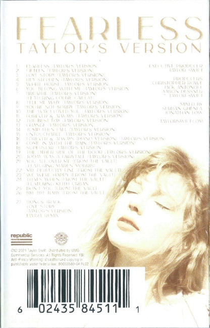 Taylor Swift : Fearless (Taylor's Version) (2xCass, Album)