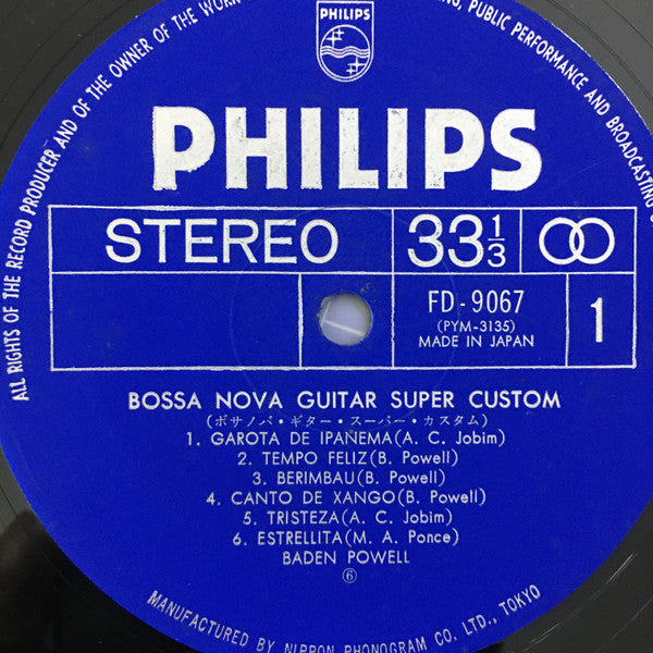 Baden Powell / Luiz Bonfá : Bossanova Guitar Super Custom (2xLP, Comp, Gat)