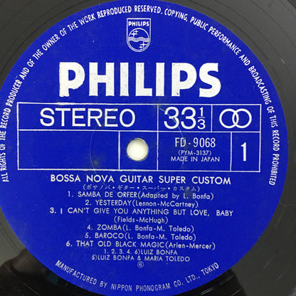 Baden Powell / Luiz Bonfá : Bossanova Guitar Super Custom (2xLP, Comp, Gat)